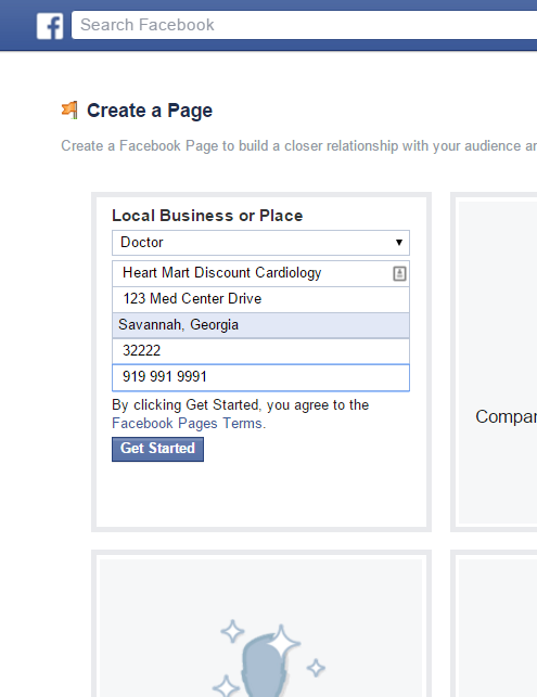 Your New Facebook Business Page