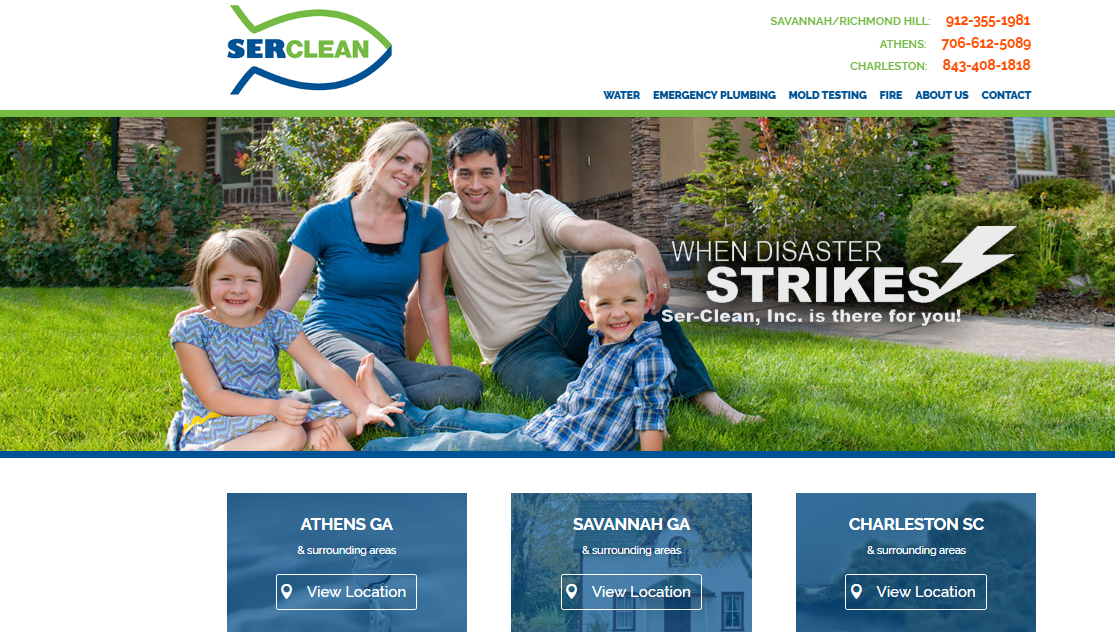 SerClean Savannah Web Design | United WebWorks