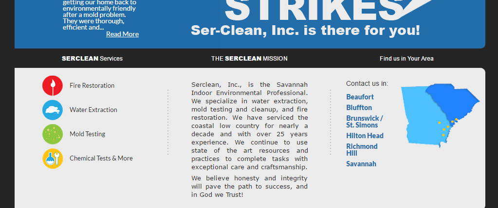 SerClean Savannah Web Design | United WebWorks