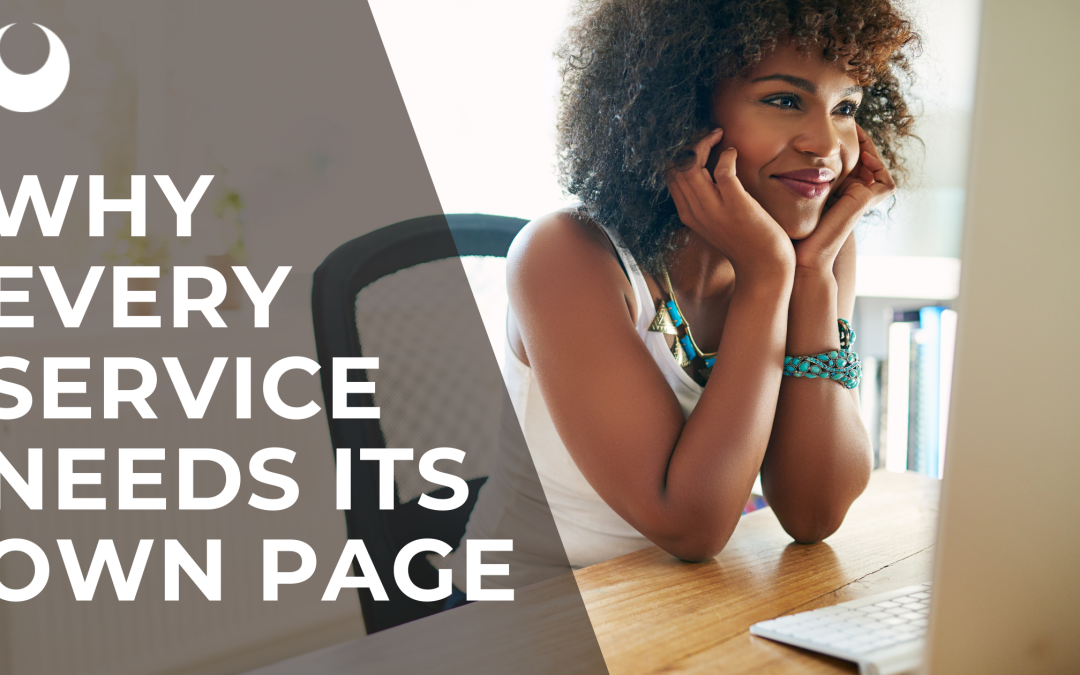 Service Pages for SEO – Why Every Service Needs Its Own Page